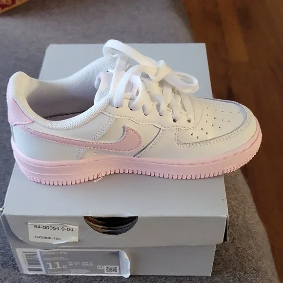 Pink and white nike air force 1 - Picture 4 of 4